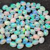 AAA Quality Oval Shape Multi Fire 9x7 MM Opal Cabochon, Healing Stone, Natural Opal Gemstone Lot.