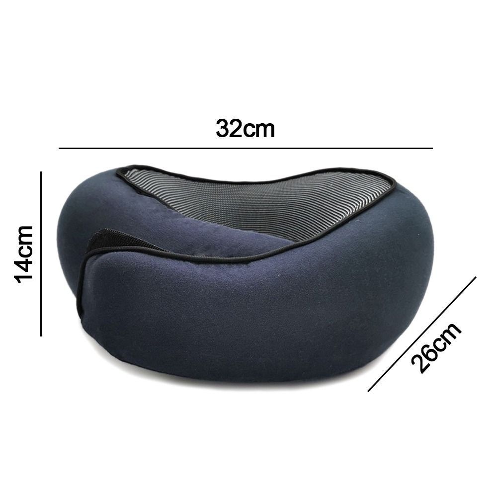 U-shaped Travel Neck Pillow Soft Airplane Cushion Portable Memory Foam Pillow
