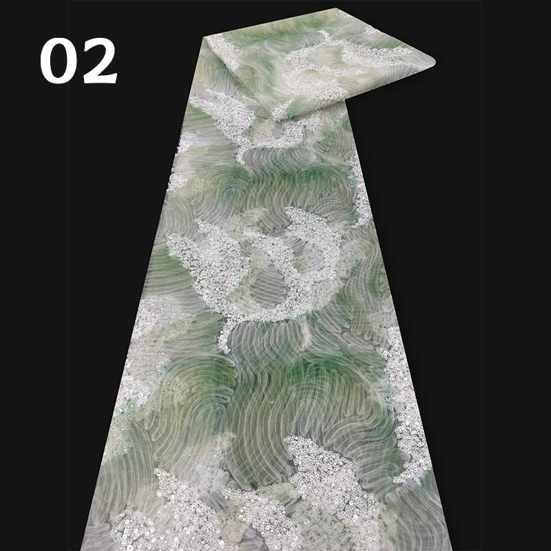 Роскошная вышивка бисером из жемчуга, высококачественное кружево с пайетками, тюлевое кружево, дизайнерская ткань для шитья платьев и одежды своими руками