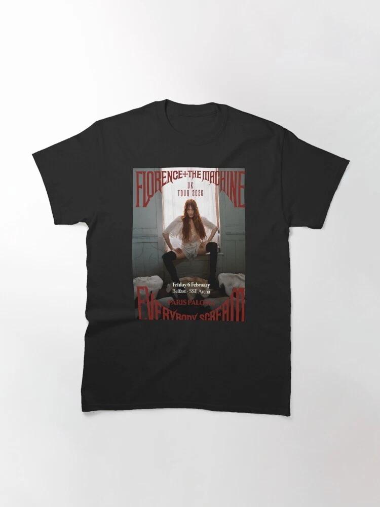 Florence The Machine Тур 2026 Классическая футболка Инди Музыка Концерт Графическая футболка