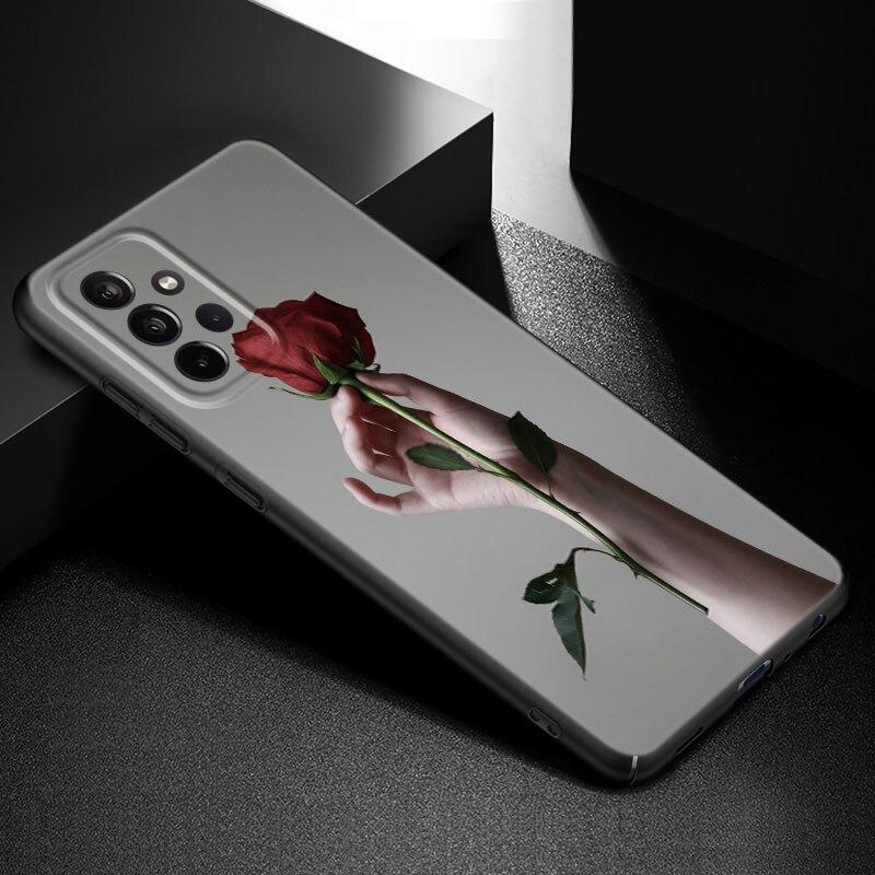 Красивый чехол для телефона с изображением розы для Samsung Galaxy A21 A30 A50 A52 S A13 A22 A32 A33 A53 A73 5G A11 A12 A31 A51 A70 A71 A72