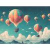 Diamond Painting Kit - Hot Air Balloons In the Sky Model - 40x30cm