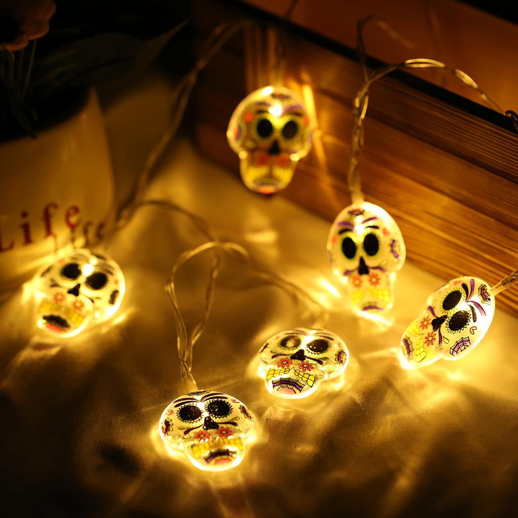 Halloween String Lights Holiday Decorative Lights String Lamp Atmosphere Halloween Decoration Light