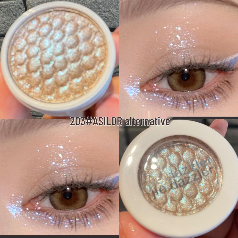 Jie Dazzler Radiant Одиночные тени для век - Блестящие, Мерцающие Оранжевые Земляные тона