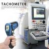 Handheld Digital Photo Tachometer RPM Meter 2.5RPM-99999RPM Non-Contact Motor Lathe Speed Gauge Motor Speed Gauge Gun Engine Use