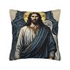 Cristo Jesus Pillow Case Print Pillow Cover For Chair Sofa Home Decor Retro Trendy Pillowcases