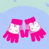 Cute Thick Warm Winter Soft Knitting Toddler Full Finger Gloves Kids Gloves