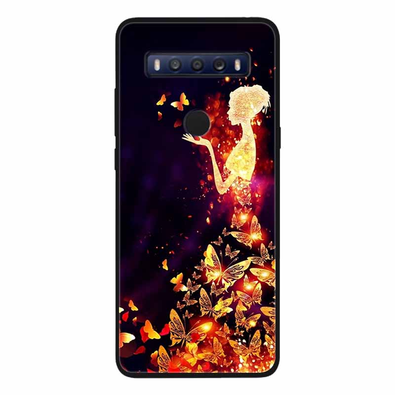 Для чехла TCL 10 SE Мягкий Силиконовый Крутой Модный Чехол Для TCL 10SE T766U T766H Задняя Крышка TCL10SE TPU Защитный Чехол Для Телефона Fundas