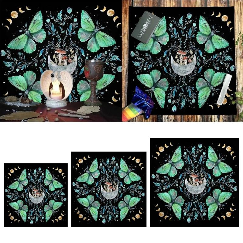 Tarots Tablecloth Rune Divinations Table Cover Astrology Oracles Board Game Mat