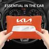 LRVA9 Car Tissue Box Seat Tissue Box Holder Auto Interior Storage Storage Box Decoration For Kia Rio Ceed Sportage Cerato Soul Sorento