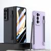 Роскошный защитный чехол для Honor Magic V2, матовый, с прозрачным экраном и однотонной задней крышкой из ударопрочного жесткого пластика