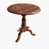 48.26 Cm Wooden Coffee Centre Folding Table Stool Fancy Designer Work Square Foldable Portable Home Decoration