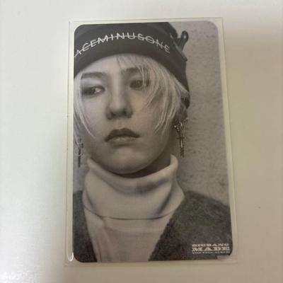 [Б/У] Bigbang GD Jiyong G-DRAGON MADE Бонусная торговая карта