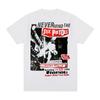 Sex Pistols 1996 Винтажный Концертный Постер Графическая Футболка Панк-Рок Белая Унисекс Оверсайз Повседневная Футболки с Логотипом Группы