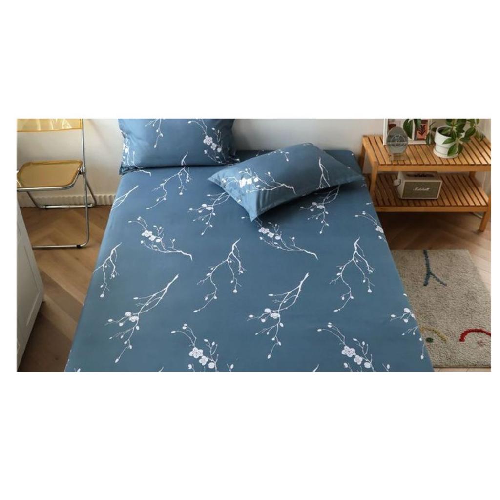 Принтованная простыня для спальни, дома, отеля, светло-бежевая, мягкая и удобная