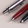 Metal Ballpoint Pen Business Signature Pen Metal Housing 1.0mm Press Style Pens School Office Ball Pen Gift Blue and Black Ink