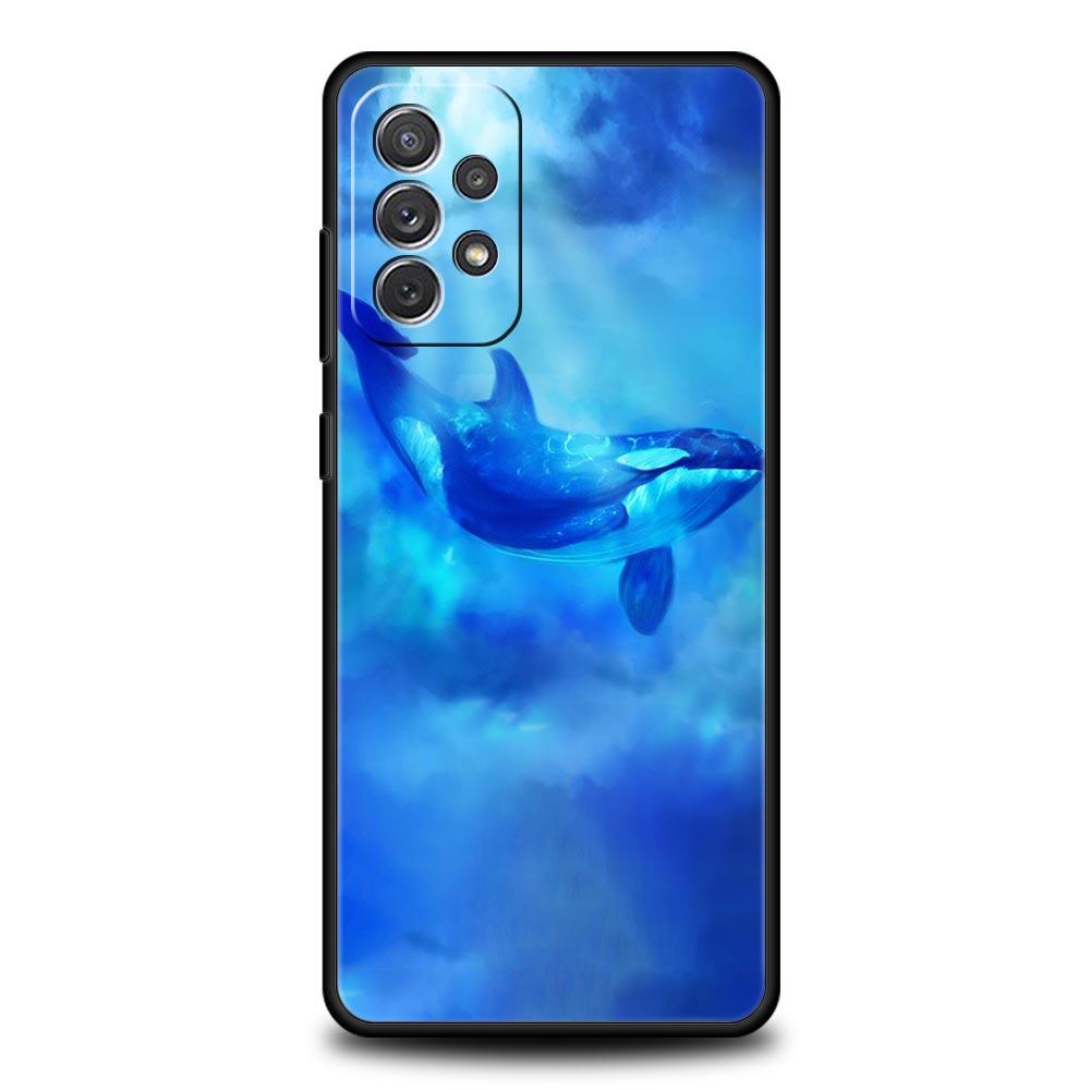 Чехол для телефона с изображением морского животного Дельфин для Samsung Galaxy A51 A71 A21S A12 A11 A31 A41 A03s A52 A32 A22 A13 A23 A33 A53 A73 5G