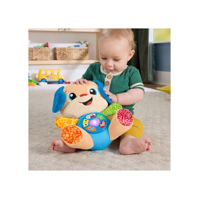 Peluche musicale d'apprentissage - Fisher-Price - Smart Stages - Multilingue - 80 chansons et sons