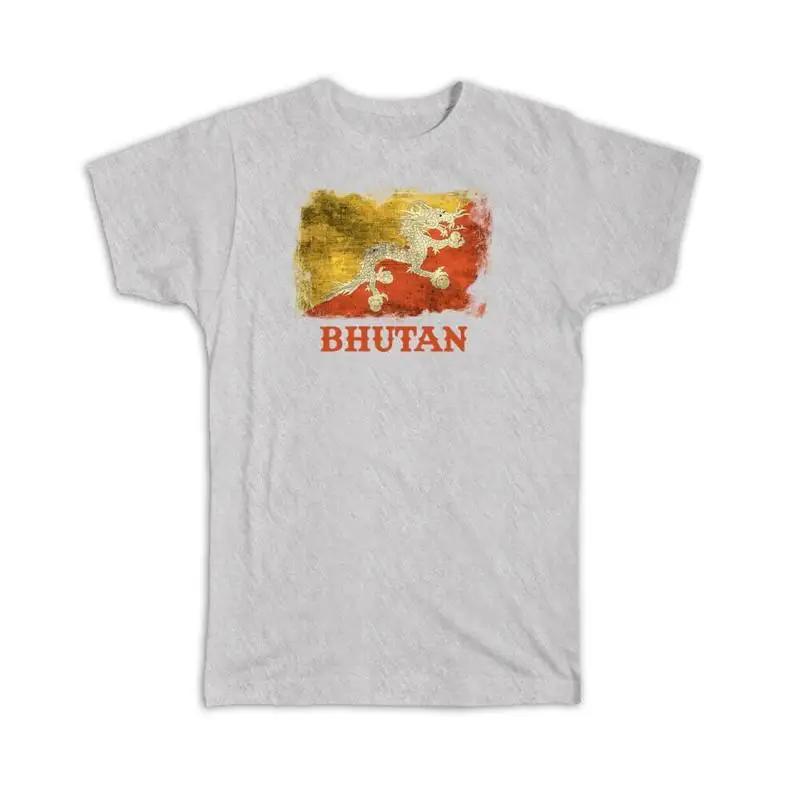 Bhutan Bhutanese Flag Asia Asian Country Souvenir Patriotic T Shirt