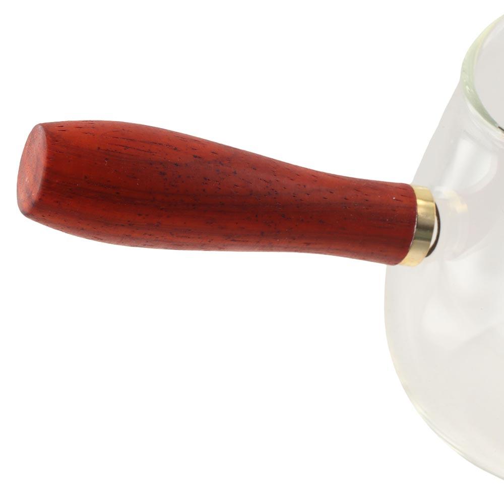 Transparent Glass Sharing Tea Cup Chinese Style Loose Leaf Tea Maker Milk Clear Tea Kettle  Office