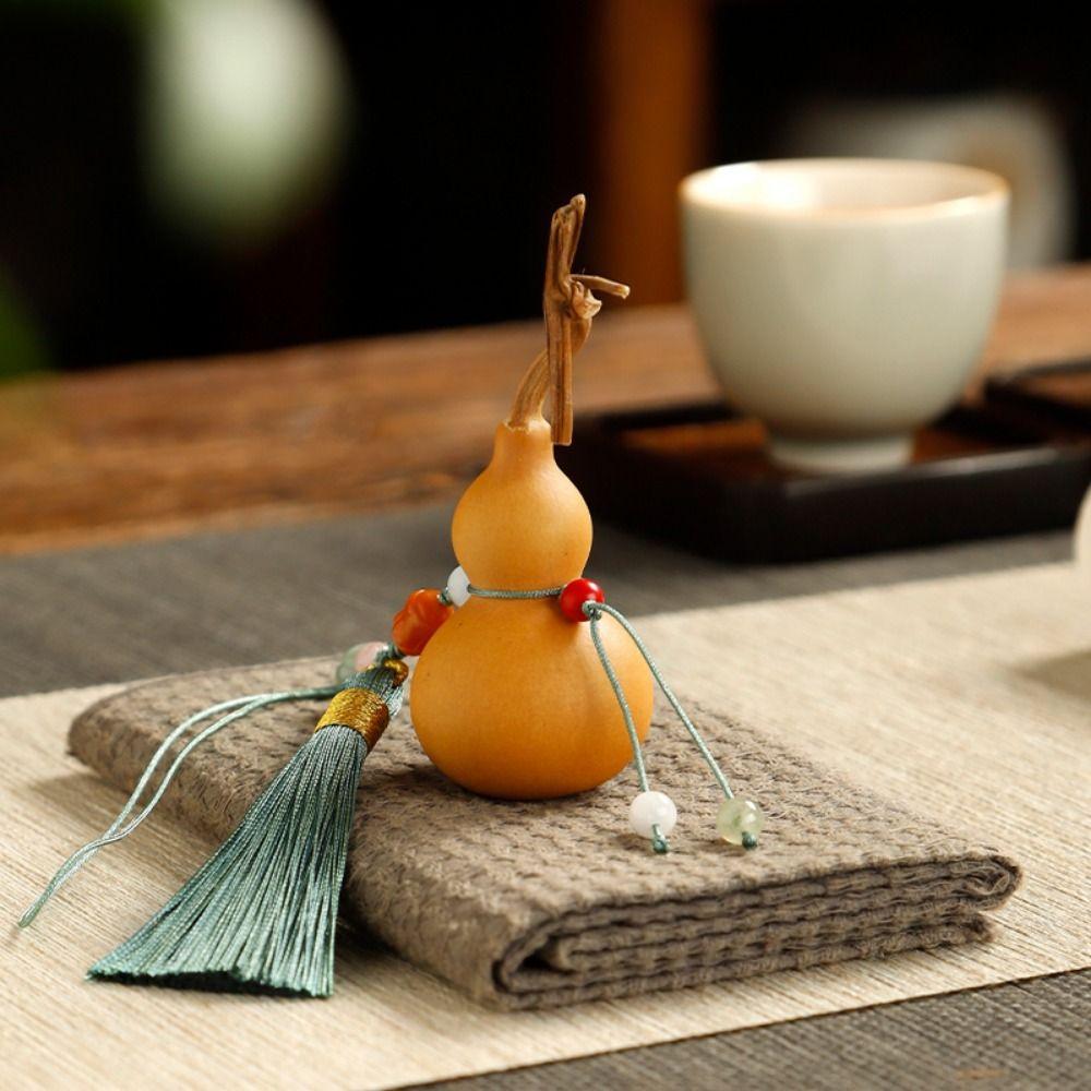 Изысканная подвеска в виде тыквы с кисточкой в китайском стиле для рюкзака, украшения для сумки