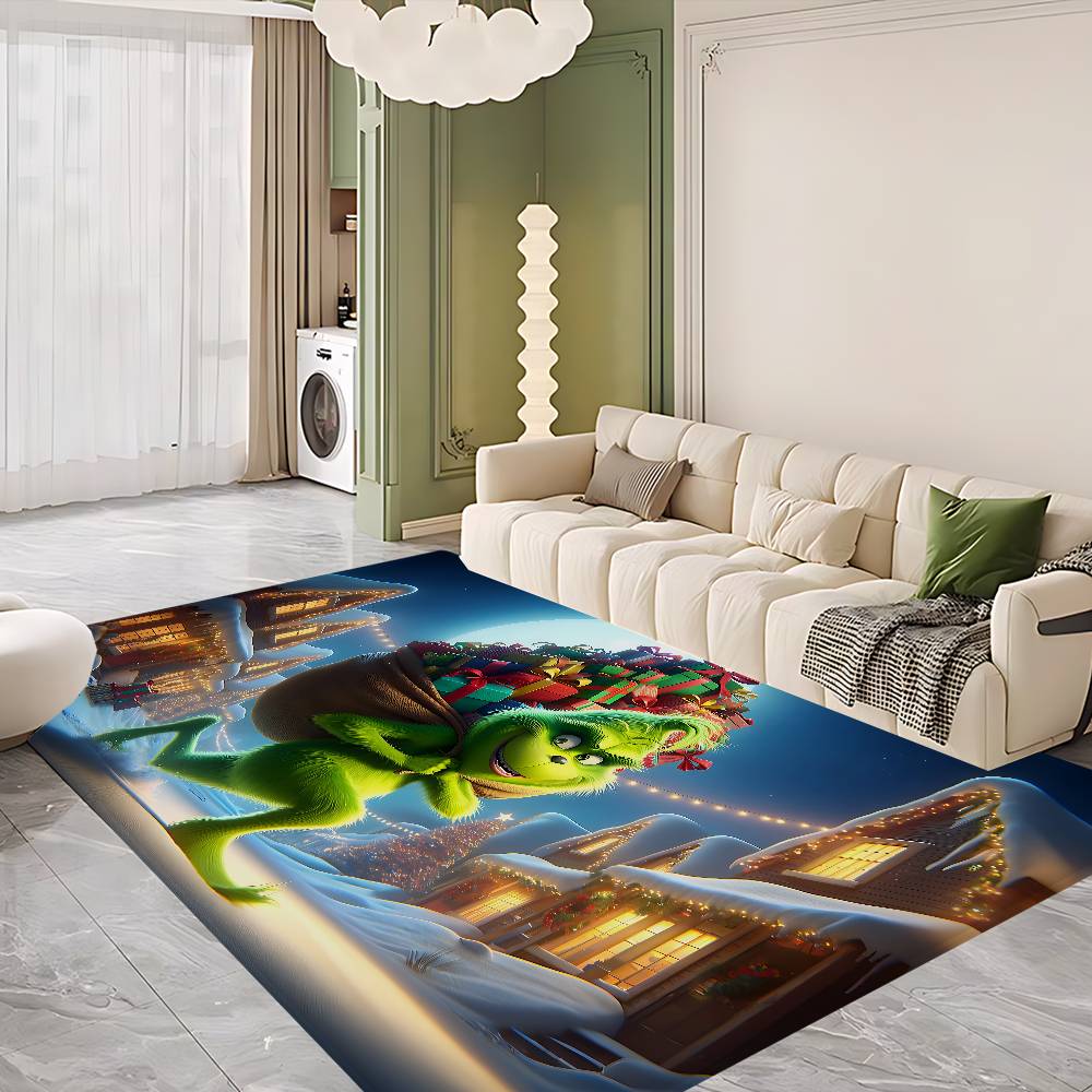 Cartoon THE G-GRINCHS Entrance Door Mat Washable Non-Slip Living Room Sofa Chairs Area Mat Kitchen Welcome Doormat