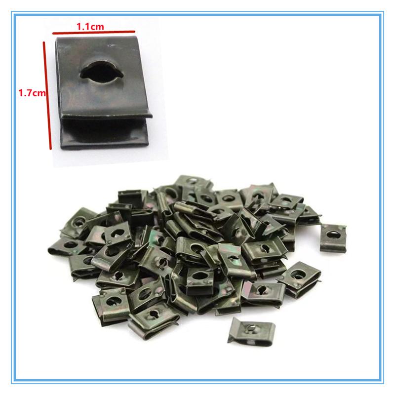 30 шт./компл. мотоцикл автомобиль скутер квадроцикл мопед электровелосипед пластиковый чехол металлический фиксатор M4 M5 саморезы и зажимы автомобиль