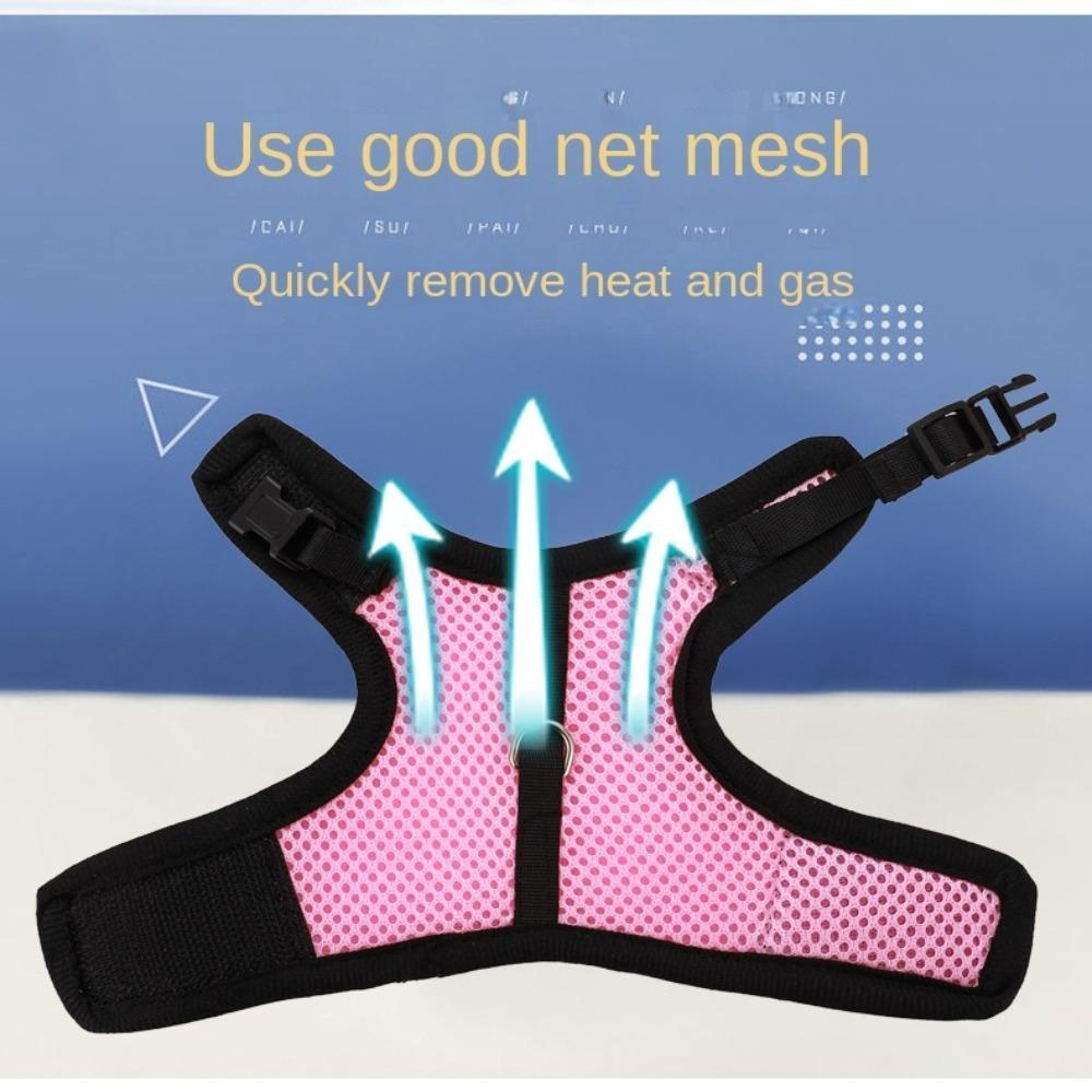 Pet Harness Rabbit Chest Harness Leash Fine Workmanship Rabbit Vest Harness Pets Supplies