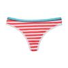 Women G-String Cotton Comfortable Thong Panties Sexy Striped Low Waist Briefs Set 6 Pcs/lot