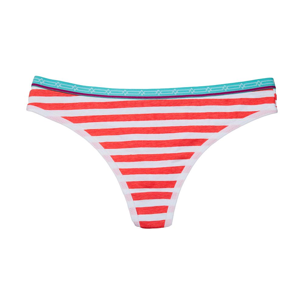 Women G-String Cotton Comfortable Thong Panties Sexy Striped Low Waist Briefs Set 6 Pcs/lot
