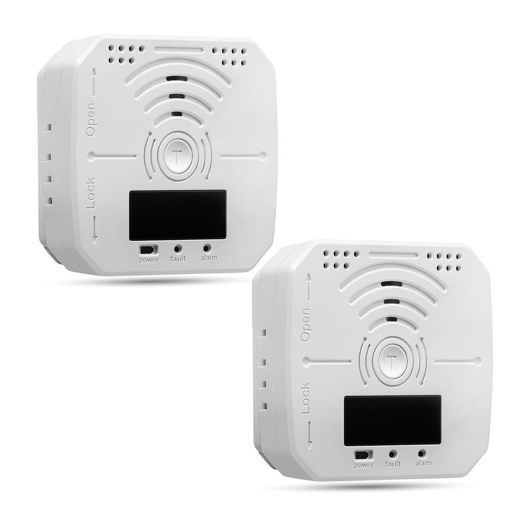 Портативный детектор CO, дорожный датчик CO со звуковым и световым оповещением, питание от батареек, компактный и