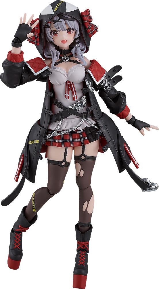 Figma Hololive Production Sahanasha Kuroe Plastic Painted Movable Figure Non-scale