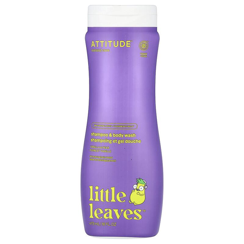 Little Leaves, Shampoo & Body Wash, Vanilla & Pear, 16 fl oz (473 ml)