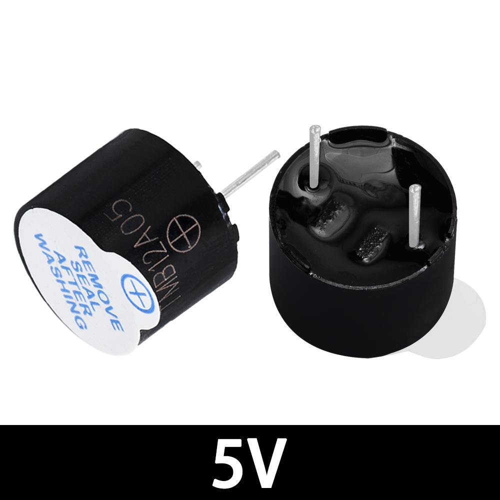 3v 5v 12v Active Buzzer Magnetic Long Continous Beep Tone Alarm Ringer 12mm MINI Active Piezo Buzzers Fit For Arduino Diy Kit