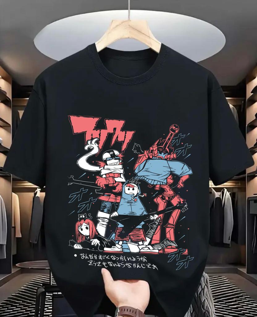 Харуко Харухара Новая футболка FLCL fooly cooly аниме Футболка Харухара подарок мультфильм