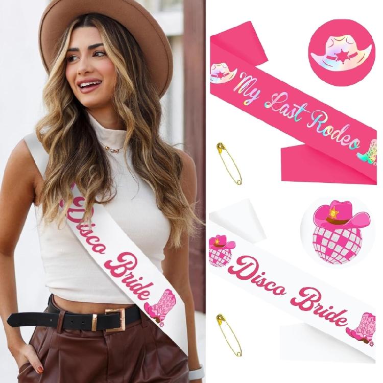 Свадебная Диско-Лента Стильная Изящная Лента Свадебный Фотоаксессуар Невеста Белая Лента Свадебные Фото Реквизит