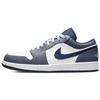 Jordan Air Jordan 1 Abrasion Resistant Low top Vintage Basketball Shoes Men's Black White Red 553558-414(Team96-S-BOX)