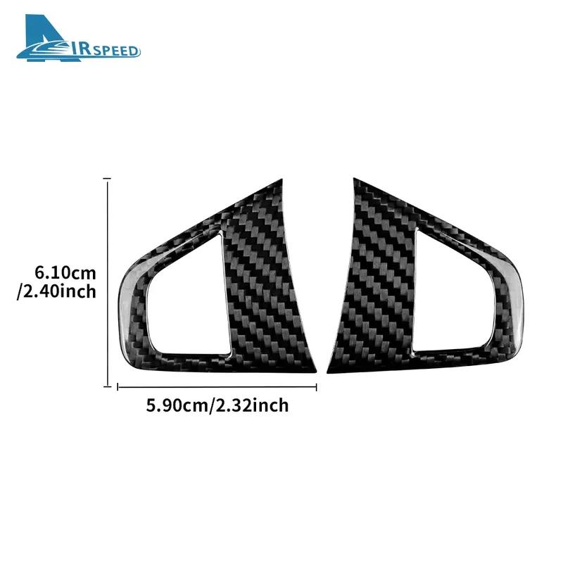 Real Dry Hard Carbon Fiber Sticker Trim For Renault Fluence Megane 3 RS 2009 2010 2011 2012 2013 2014 Car Steering Wheel Button