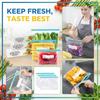 Пакеты для хранения продуктов с зип-локом, утолщенные, многоразовые, герметичные, для кухни и холодильника