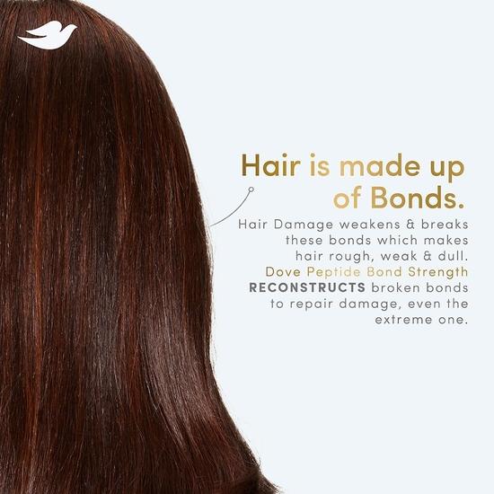 DOVE 10in1 Peptide Bond Strength Hair Treatment Mask 300 Ml |For Extremely Damaged Hair | with PROTEIN PEPTIDES Beads