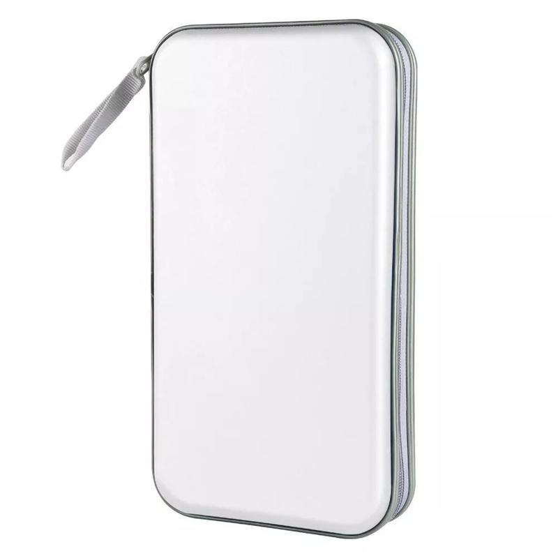 80 листов чехол для CD DVD чехол для хранения дисков держатель для CD конверт бумажник альбом жесткая коробка пластиковая упаковка диск DVD диск упаковка