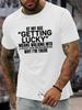 Mens Summer Short Sleeve TShirt with Black  White AsianInspired Print  Kanji  Korean Hangul Design Round Neck Casual Tee