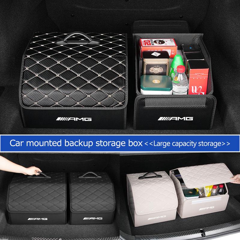 FFYE5 Car Trunk Folding Organizer Box Tools Waterproof Storage Bag For Mercedes Benz AMG W204 W205 W203 W211 W201 W210 W108 W124 W126