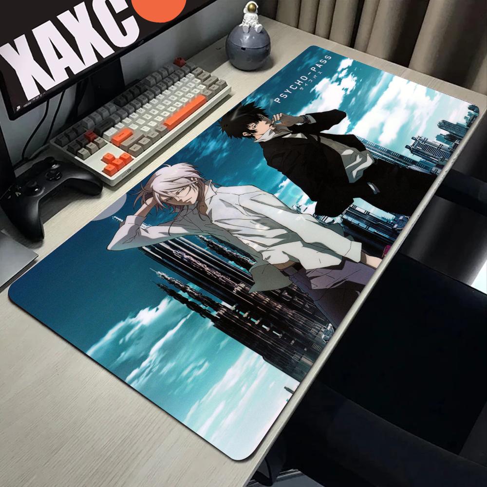 Anime Psycho Pass Floor Mat xcm XL Lockedge Office Computer Desk Mat Table Keyboard Big Mouse Pad Laptop Cushion Nonslip