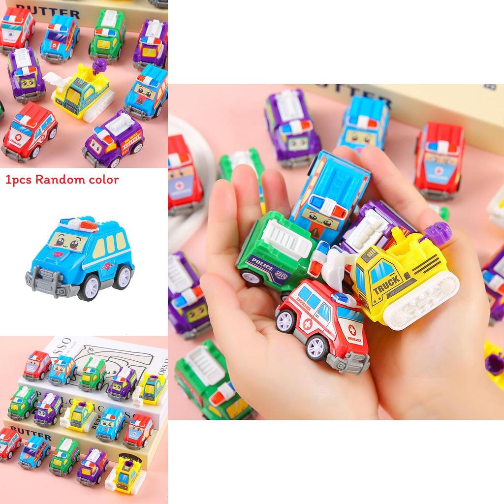 Simulation Mini Inertia Cartoon Fire Engine Children Toys For Babies And Toddlers