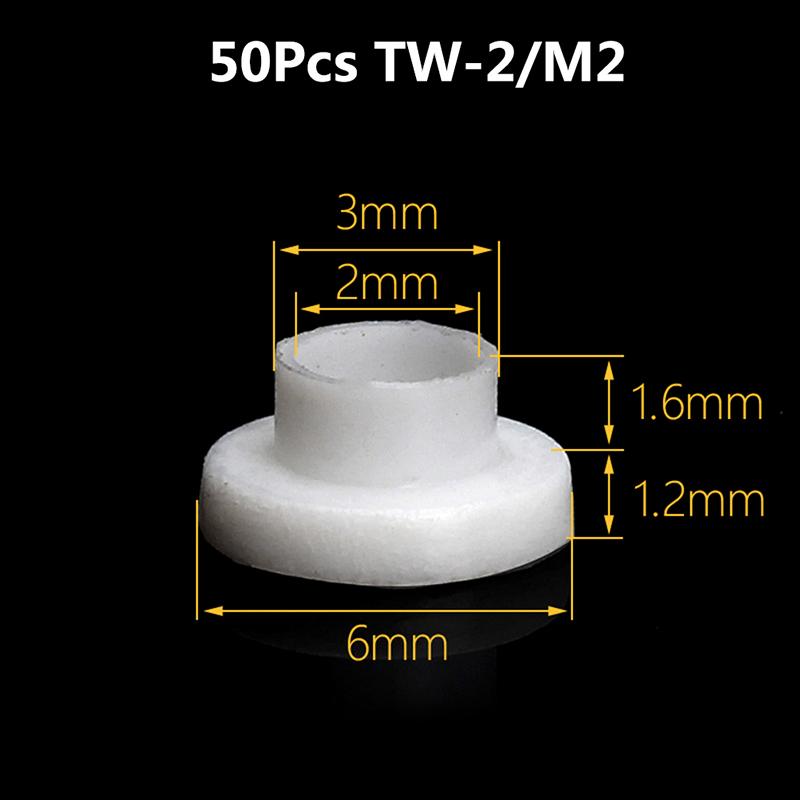 5/10/20/50/100 шт. M3 M4 M5 M6 M8 M10 M12 M14 M16 винт нейлоновая прокладка транзистора шаг T-типа пластиковая шайба изоляционная прокладка