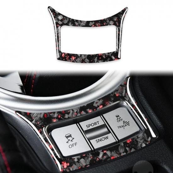 Carbon Fiber Center Console Switch Panel Trim for Toyota 86 2017-