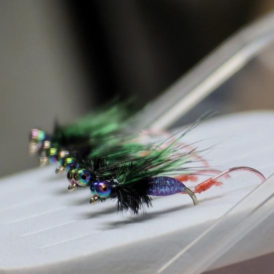 1/5Pcs 0.4/0.5/0.6CM Fly Fishing Lure with Sharp Hook Realistic Bionic Flying Bait Freshwater Saltwater Bass Trout Fishing Accessories