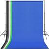 VidaXL Studio Kit with 5 Colored Backdrops and Adjustable Frame