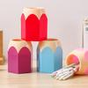 2 Pcs Pencil Head Shape Pen Holder Desktop Pen Storage Box Multi-functional Makeup Brush Organizer for Classroom Home Office Supplies